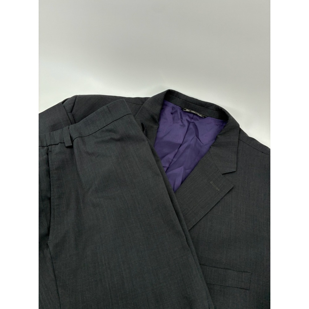 M. Wiesenthal Collection Jack Victor 2 Piece 52R-44X27 Suit Charcoal Gray